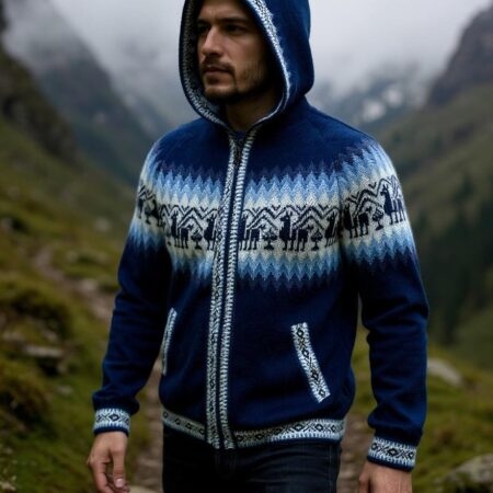 SWEATER WITH ALPACA DESIGN MAN/WOMAN